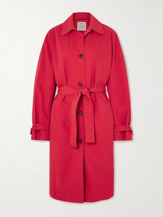 Toteme Trench In Cotone Biologico - Rosso