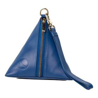 Lusso Golden State Warriors Rhea Dumpling Wristlet in Blue at Nordstrom
