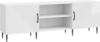 vidaXL Mueble De Tv 150 X 31 X 50 Cm Brillante Madera De Ingenier&iacute;a Vidaxl