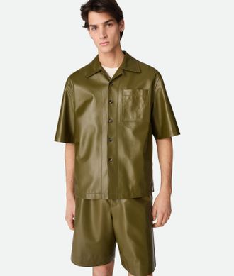 Bottega Veneta Leather Nappa Shirt - Bottega Veneta