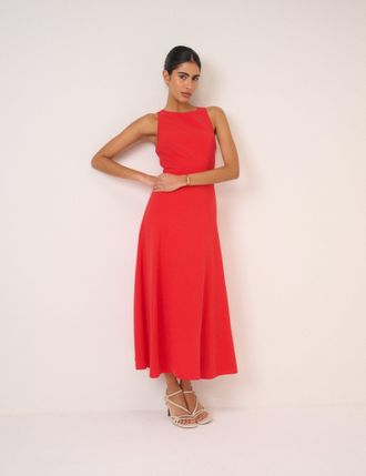 Nobody's Child Red Reign Midi Dress