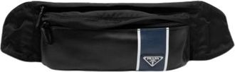 Prada Pre-owned Belt Bags, male, Black, Size: ONE SIZE Pre-owned Sling Bag