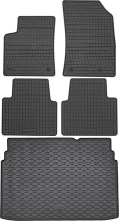 OEM Juego De Alfombrillas De Goma Para Coche Y Alfombrilla Para Maletero Para Opel Crossland Suv (2017-2024)