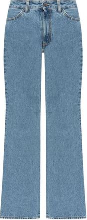 The Attico High-waist Flared Jeans - Dames - Bootcut Jeans - Blauw - W25 - Katoen - Jeans