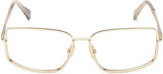 Max Mara Eyeglasses - Dames - Brillen - Geel - 56 MM - Accessoires