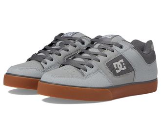 DC Pure Mens Skate Shoes Carbon/Gum : 6.5 D - Medium, Textile