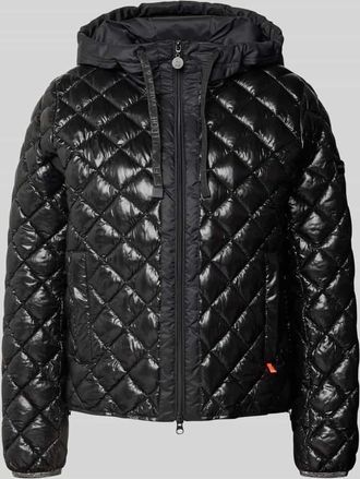 Frieda & Freddies Regular Fit Jacke in Stepp-Optik Modell YOSIE in Black, Gr&ouml;&szlig;e 34