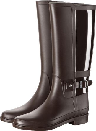 Generic Pangolin Womens Knee High Wellington Boots Waterproof Rubber Wellies with Non Slip Grip Sole-Comfortable Rain Garden Farm Dog Walking Boots Brown 3.5U