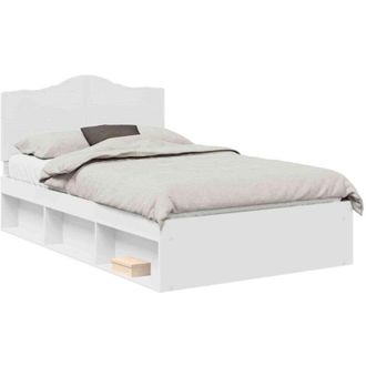 vidaXL Estructura De Cama 120 X 190 Cm Madera De Pino Macizo Vidaxl