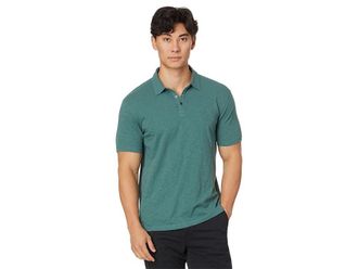 John Varvatos Victor Polo K5787F24 Mens Clothing Deep Sea Green : SM, Cotton