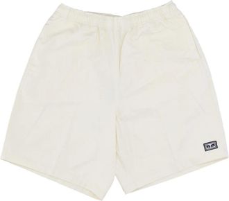 Obey Relaxed Twill Korte Broek - Heren - Korte Broeken - Beige - XL - Katoen - Korte Broeken