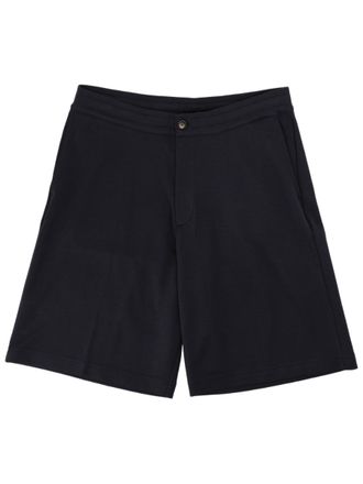 Herno Structured Straight Cut Cotton Shorts