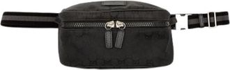 Gucci Pre-owned Belt Bag - Dames - Vintage Heuptassen - Zwart - ONE Size - Leer - Vintage