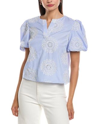 Nanette Lepore Puff Sleeve Blouse