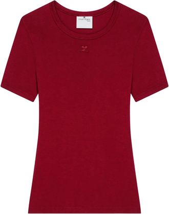 Courr&egrave;ges T-shirt Heritage - Rosso