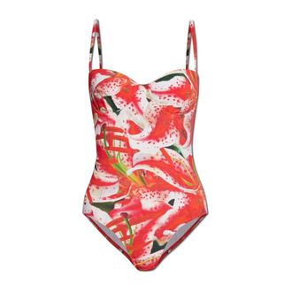 Tory Burch Dames, Badkleding, Rood, Maat: M