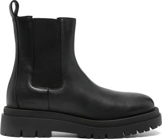 Copenhagen Laarzen met plateauzool - Zwart
