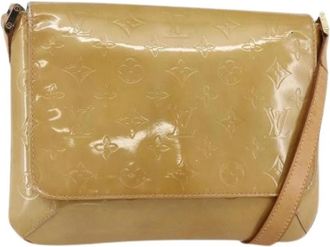 Louis Vuitton Pre-owned Vintage Cross Body Bag - Dames - Vintage Schoudertas - Geel - ONE Size - Leer - Vintage