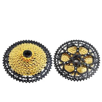 OEM Cassette Para Bicicleta, 10 Velocidades, Opciones De Velocidad Ajustables, 12 Velocidades 11-52t Dorado