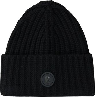 Bogner Kilian Beanie - Heren - Hoeden - Zwart - ONE Size - Kasjmier - Accessoires
