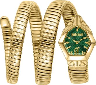 Just Cavalli Womens Snake 316L Stainless Steel Watch