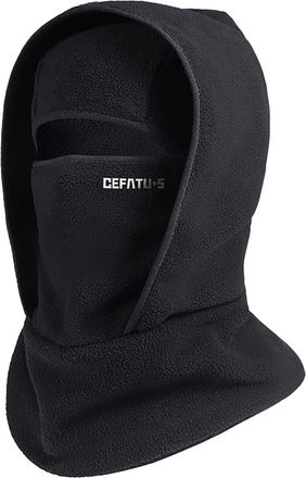 Generic Unisex Balaclava Face Mask Men Women Fleece Lined Windproof Skiing Balaclava Neck Warmer Sherpa Hood Ski Mask Face Cover Hat Neck Balaclavas Ski Cycli