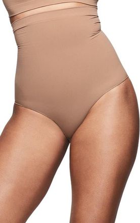 SKIMS Seamless Sculpt High Waist Briefs in Sienna at Nordstrom, Size 4X