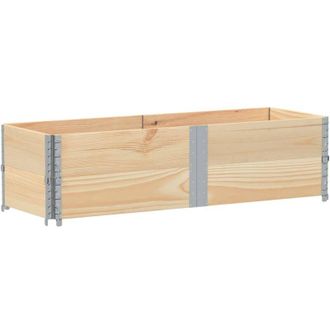 vidaXL Jardinera De Madera Maciza De Pino 150x50 Cm Vidaxl