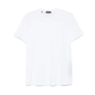 Tom Ford Hombre, Camisetas, Blanco, Talla: M