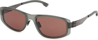Ic! Berlin IC0217 Priya 95E Mens Sunglasses Green Size 55