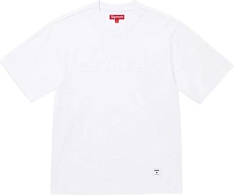 SUPREME Collegiate Appliqu&eacute; Short-Sleeve T-Shirt White FW25KN77-WHITE