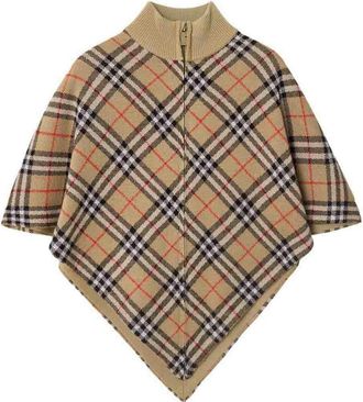 Burberry Painted cloak in wool