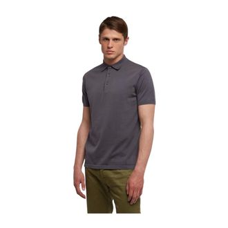 Brooks Brothers Cotton Knit Polo - male - Brooks Brothers - Polo Shirts - Gray - M - Tops