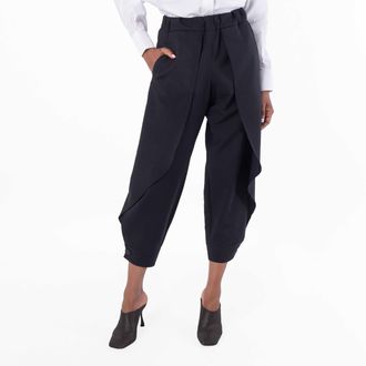 Ferragamo Ferragamo Mix Mohair Trousers, Brand Size 40 ( US Size 6 )