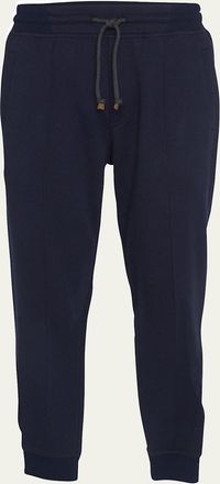 Brunello Cucinelli Mens Banded Spa Sweatpants