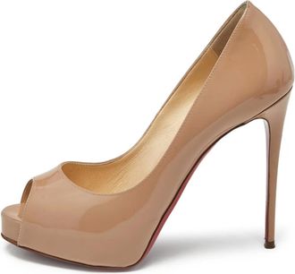 Christian Louboutin Pumps New Very Prive con plateau - Toni neutri