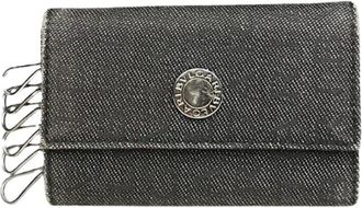 Bulgari Pre-owned Accessories, female, Gray, Size: ONE SIZE Pre-owned Cotton Key-holder