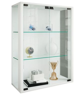 ebuy24 Ebuy24 - Vitrina De Vidrio Vcm Colgante Vitrina De Vidrio Con Vidrio De Seguridad Esg Dimensiones: Al. 80 X An. 60 X T. 25 Cm Vidrio Para Vitrina Colg