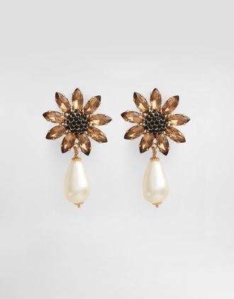 Dolce & Gabbana Re Edition Clip Earrings - Woman Bijoux Gold Metal Onesize