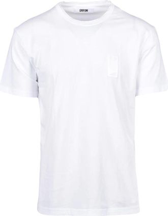 Mauro Grifoni T-shirt Small Fit - Heren - T-shirts - Wit - XL - Katoen - Tops
