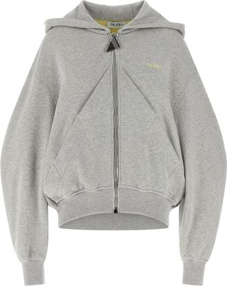 The Attico Gray Cotton Womens Sweatshirt