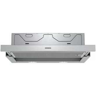 SIEMENS cappa telescopica 60cm 389m&sup3;/h argento metallizzato - li64mb521