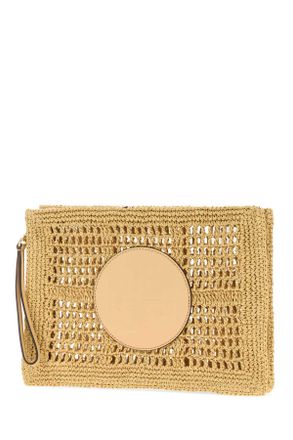 Tory Burch Ella Clutch - Beige