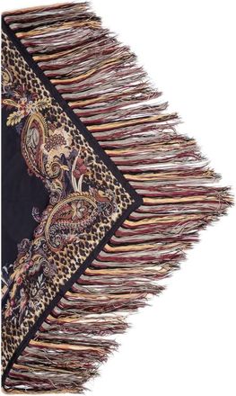 Etro Silky Scarves - Dames - Zijden sjaals - Bruin - ONE Size - Accessoires