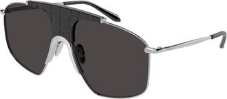 Alaia Animalier Pilot Zonnebril - unisex - Zonnebrillen - Grijs - 60 MM - Nylon - Accessoires