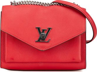 Louis Vuitton Pre-owned Womens Lv Pont 9 Crossbody Bag - Red Leather - One Size