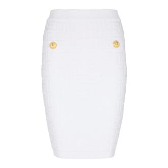 Balmain Mujer, Faldas, Blanco, Talla: S