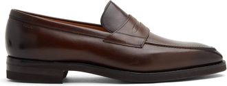Bally Score 6231394 Mens Mid Brown Calf Leather Loafers