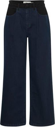 Ichi Litzy Wide Leg Jeans in Dark Blue at Nordstrom Rack, Size 30