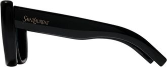 Saint Laurent Unisex Sl Sunglasses Black Bioplastics